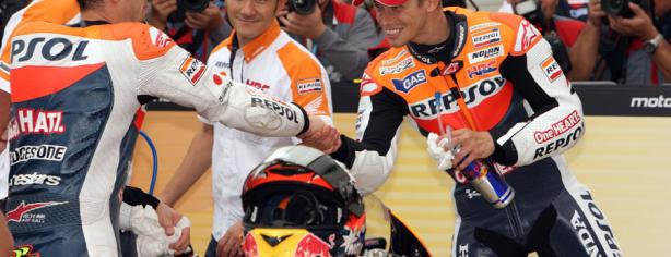 Casey Stoner y Andrea Dovizioso