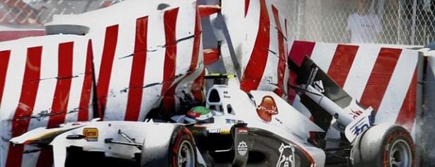 Sergio Pérez se fue contra las protecciones