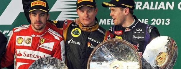 Fernando Alonso en el podio de Melbourne/ lainformacion.com/ EFE