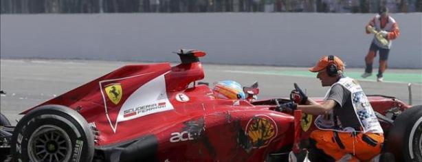 Fernando Alonso en el Gran Premio de Bélgica de 2012/ lainformacion.com