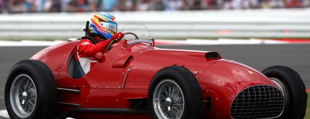 Fernando Alonso en el Ferrari 375 F1