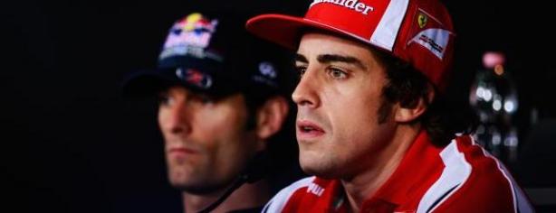 Alonso en rueda de prensa/ lainformacion.com/ Getty Images