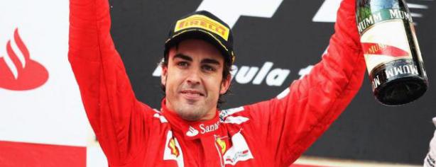 Fernando Alonso en el Podio/ lainformacion.com