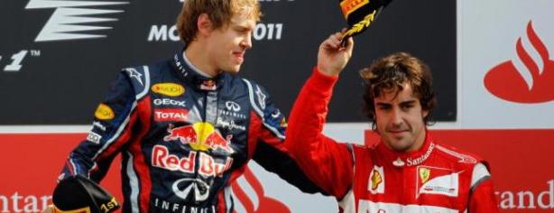Fernando Alonso y Sebastian Vettel/ lainformacion.com