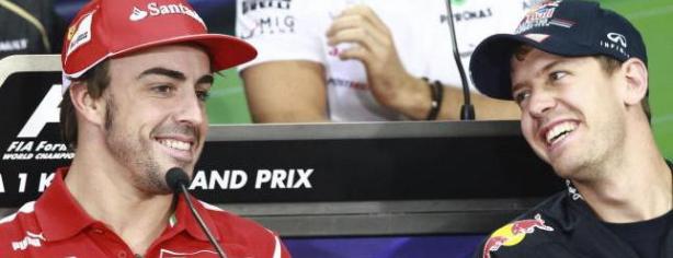 Fernando Alonso y Sebastian Vettel/ lainformacion.com