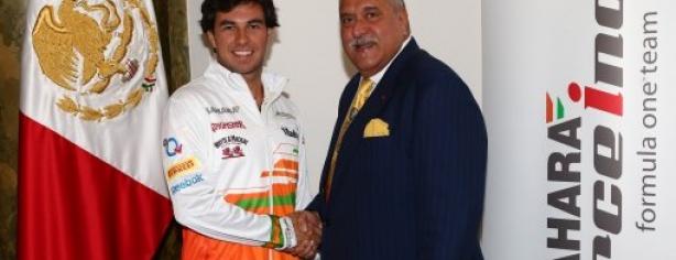 Sergio Pérez y Vijay Mallya/ Force India