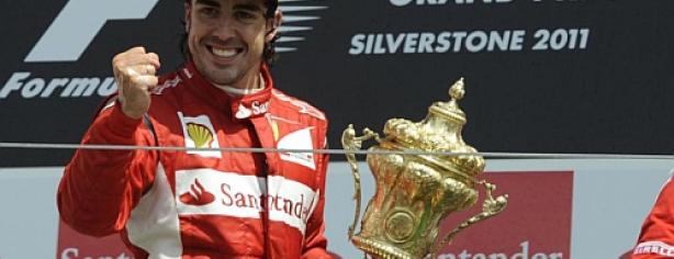 Fernando Alonso en Silverstone