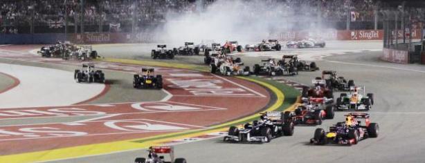 Carrera muy accidentada la de Singapur/ lainformacion.com