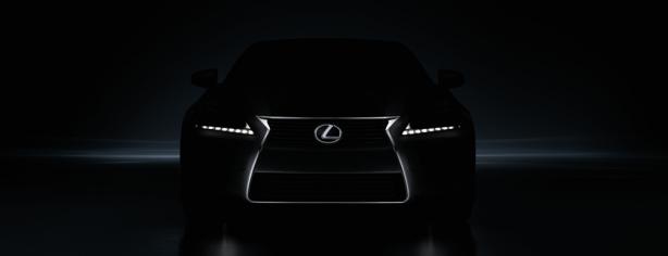 Las formas definitivas del Lexus GS se desvelarán en California