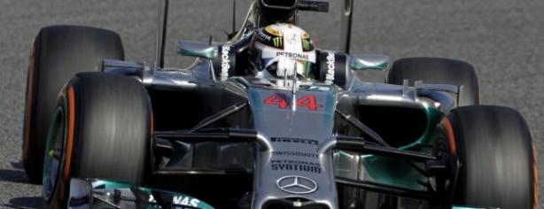 Lewis Hamilton en la primera sesión de libres en Barcelona/ lainformacion.com