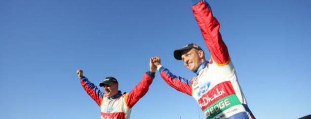 Hirvonen celebra su victoria en Australia/ lainformación.com/ Getty Images
