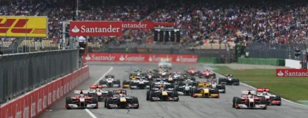Salida de la carrera de Hockenheim en 2011/ lainformacion.com