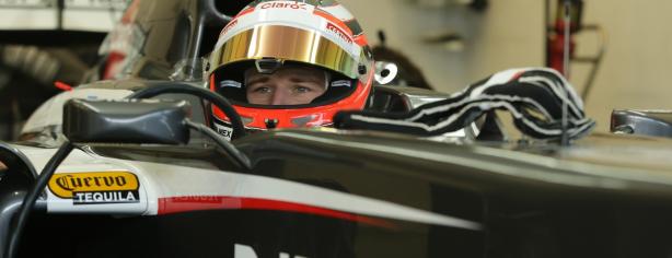 Nico Hulkenberg en el Sauber C32 en Jerez/ Sauber