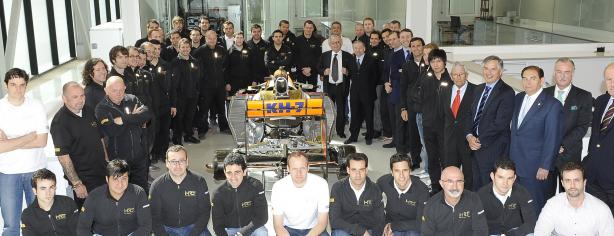 Jean Todt visita las instalaciones de HRT