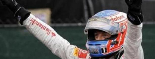 Jenson Button celebra su victoria en el GP de Canadá 2011/ lainformacion.com