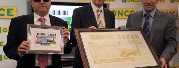 Llin, Pichel y Aspar con el cupón Fin de Semana de la ONCE