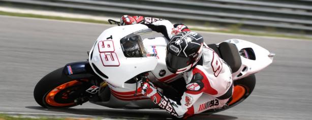 Marc Márquez con la MotoGP del equipo Honda