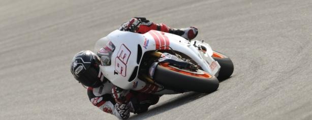 Marc Márquez entrenando en Sepang