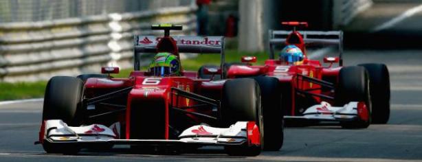 Felipe Massa y Fernando Alonso en Monza/ lainformacion.com