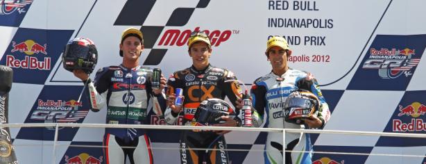 Podio de Moto2 en Indianápolis/ Repsolmedia