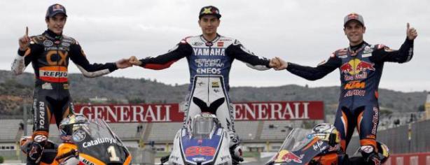 Lorenzo, Márquez y Cortese/ lainformacion.com/ EFE