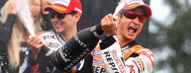 Dani Pedrosa y Jorge Lorenzo en Brno