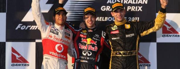 Podio GP Australia 2011