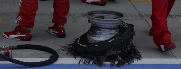 Los Pirelli sufrieron mucho en Silverstone/ lainformacion.com