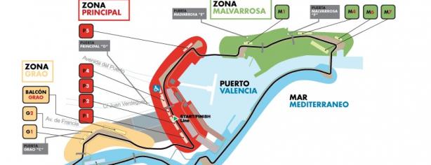 Plano Valencia Street Circuit