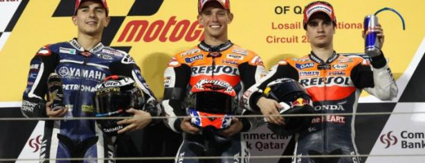 Podio MotoGP Qatar