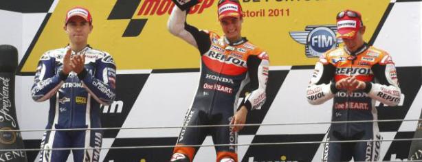 Podio MotoGP GP Portugal