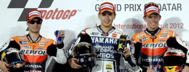Jorge Lorenzo consiguió la victoria en Qatar/ lainformacion.com