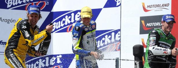 Podio de Stock Extreme en Motorland/ CEV Buckler