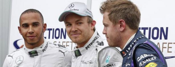 Rosberg, Hamilton y Vettel saldrán en las primeras posiciones/ lainformacion.com