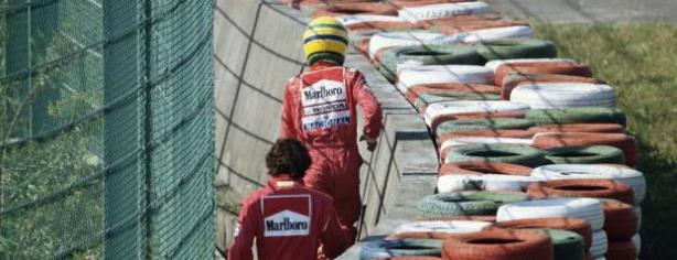 Alain Prost y Ayrton Senna en una de sus retiradas de carrera/ lainformacion.com