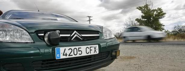 Radar móvil de la DGT