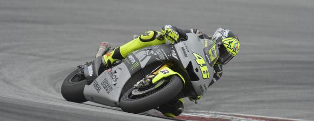 Valentino Rossi en los test de Sepang