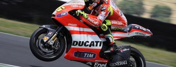 Rossi en la Ducati GP12