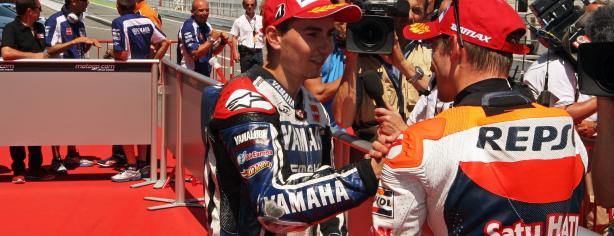 Casey Stoner y Jorge Lorenzo