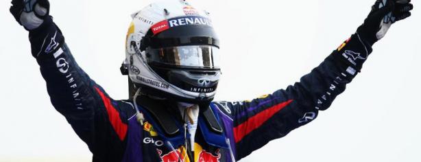 Vettel celebra su victoria en Bahrein/ lainformacion.com
