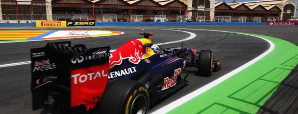 Sebastian Vettel en el Valencia Street Circuit/ lainformacion.com