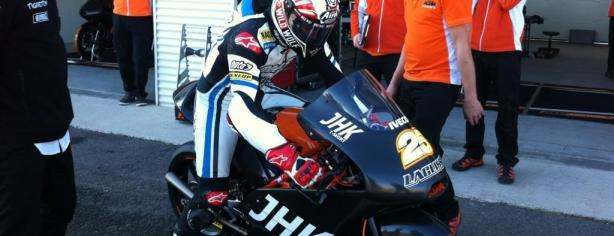 Maverick Viñales con el equipo La Glisse/ Twitter Pablo Nieto