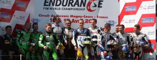 Podio del Mundial de Resistencia