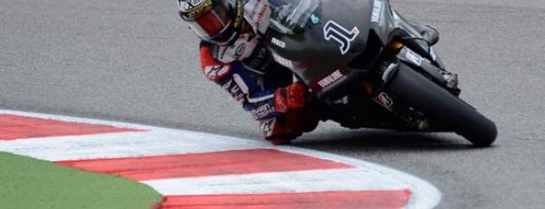 Jorge Lorenzo con la YZR M1 en Misano