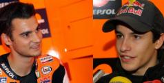 Dani Pedrosa y Marc Márquez