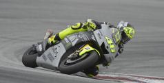 Valentino Rossi en los test de Sepang