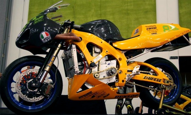 Moto que competirá en Pikes Peak