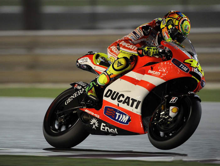Valentino Rossi en Losail
