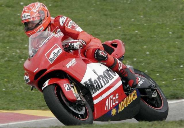 Schumacher con Ducati