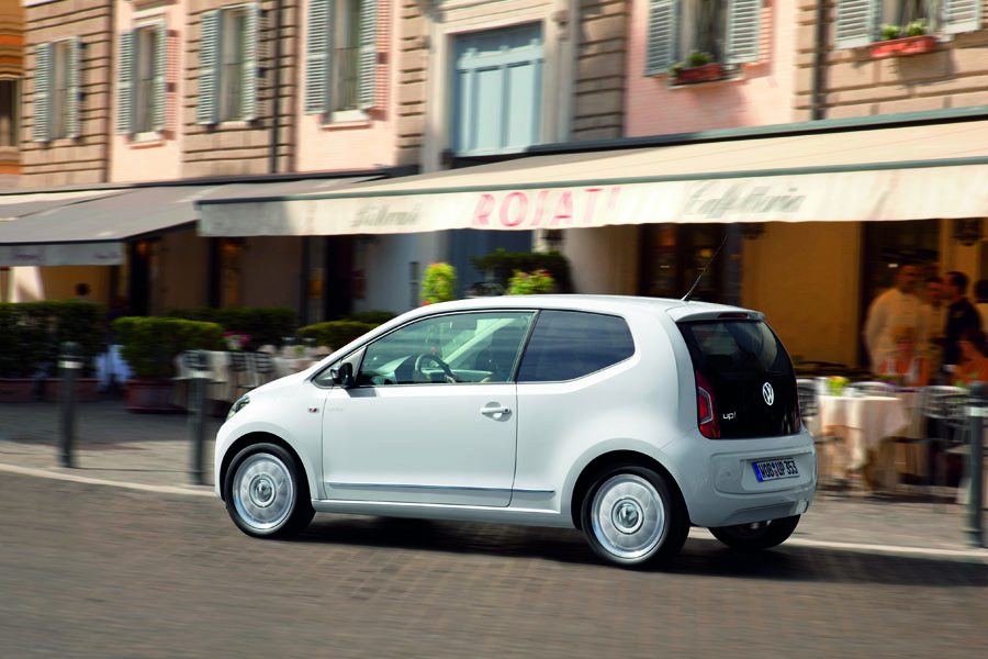 Vista trasera del Volkswagen up!